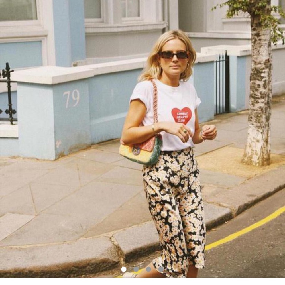 Realisation par Naomi flower power slip skirt.